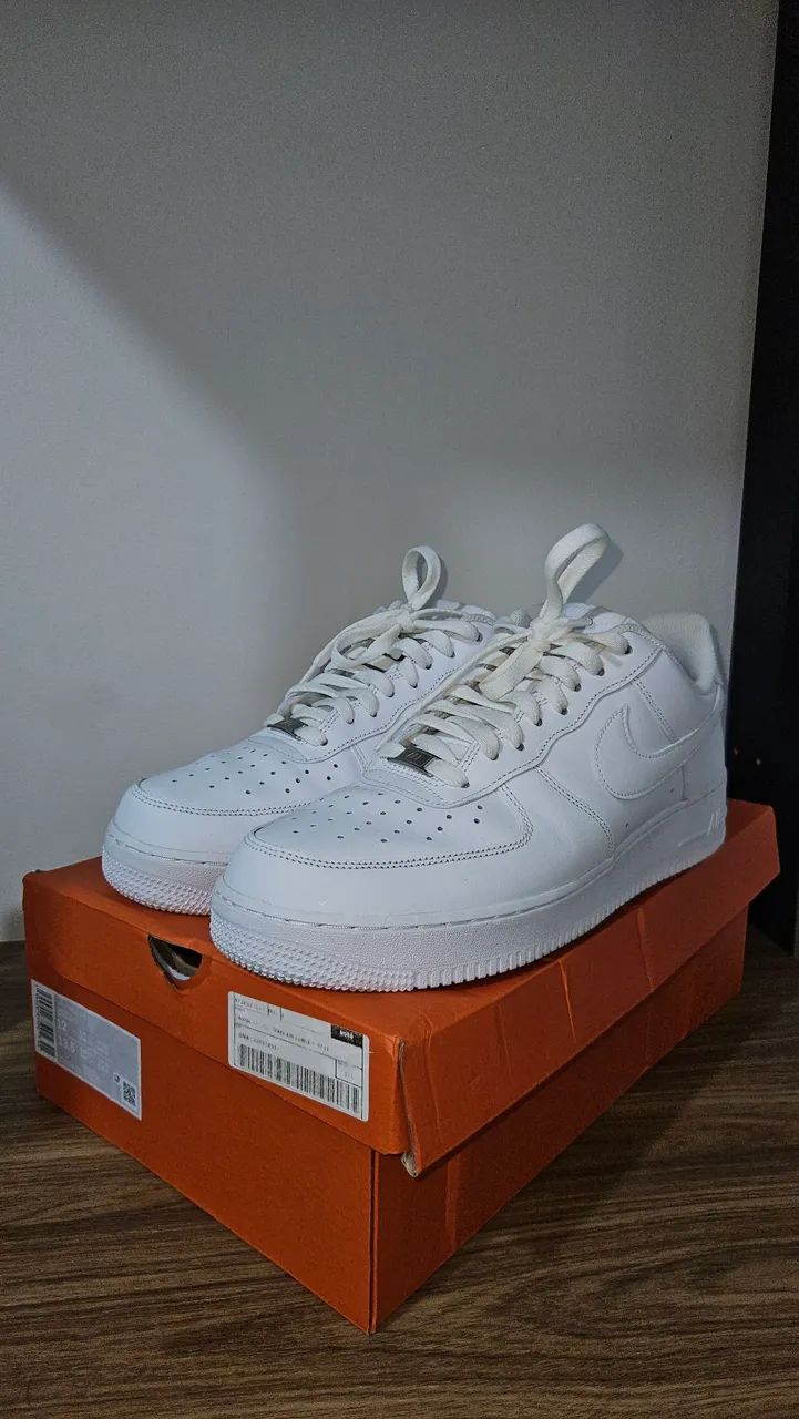 air force one branco - tênis nike 44