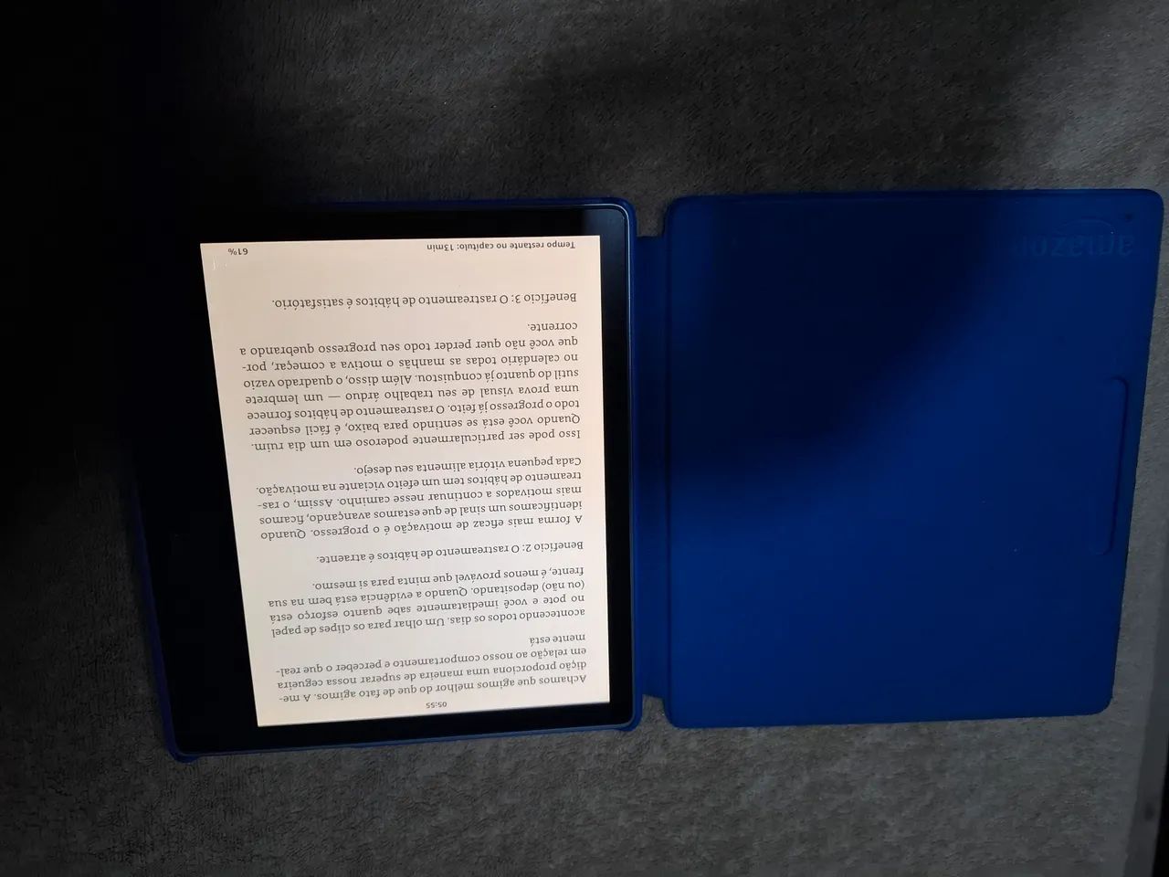 Kindle Oasis - Novo - Com capa - Foto 4