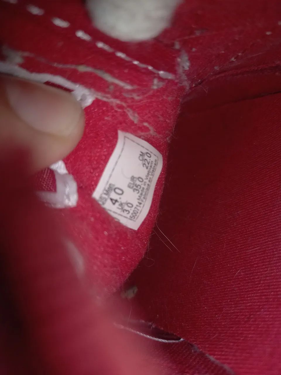 Tênis Vans tamanho 35 forma normal usado - Foto 4