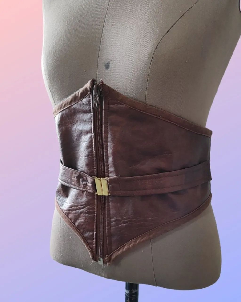 Cinto Tam. P Marrom - Foto 2