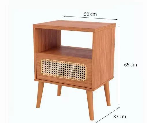 Mesa de Cbeceira 100%MDF  com Tela Sintética. - Foto 2