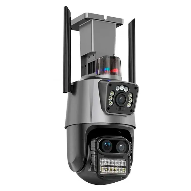 Câmera de Segurança IP Satellite A-CAM009D Outdoor / Wi-Fi / 4MP - Cinza
