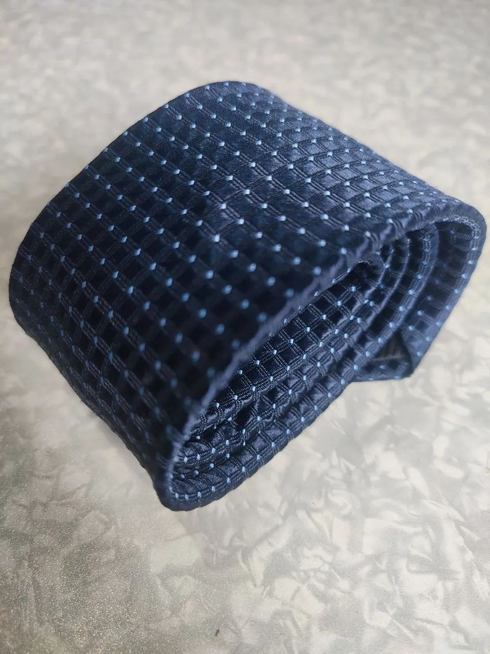 Gravata Azul Semi Slim