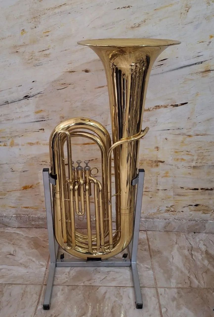 Tuba Bombardão New York- NY, Sib 3/4 - 3 Pistos.