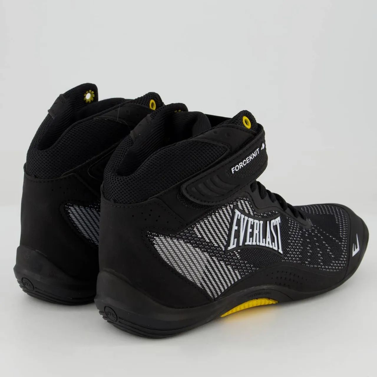 Tênis Everlast Forceknit 4 Preto e Amarelo Tam 41.  - Foto 3