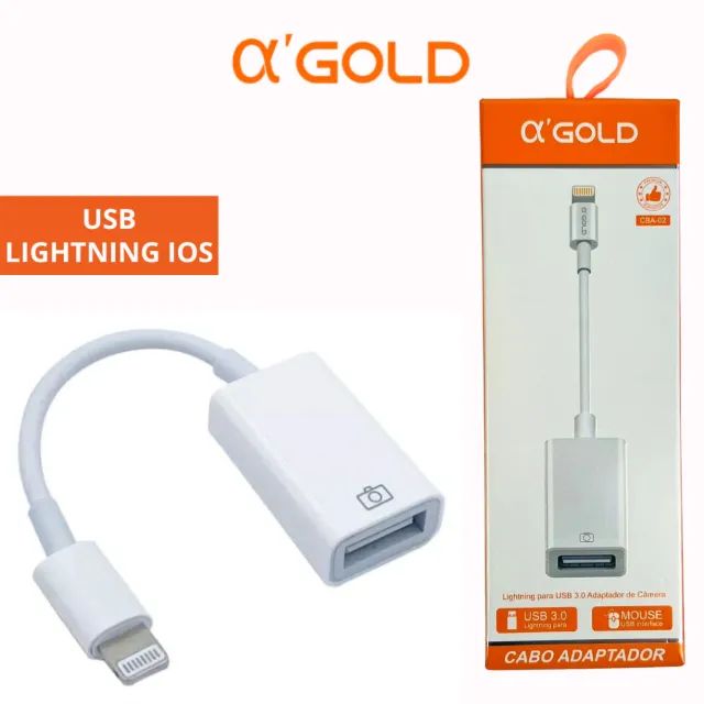 Cabo Adaptador OTG Para Iphone IOS USB 3.0 - Foto 4