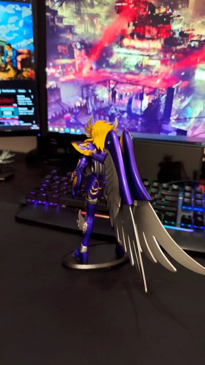 Action figure do Yoga de Cisne armadura Divina dos Cavaleiros do Zodíaco - Foto 4