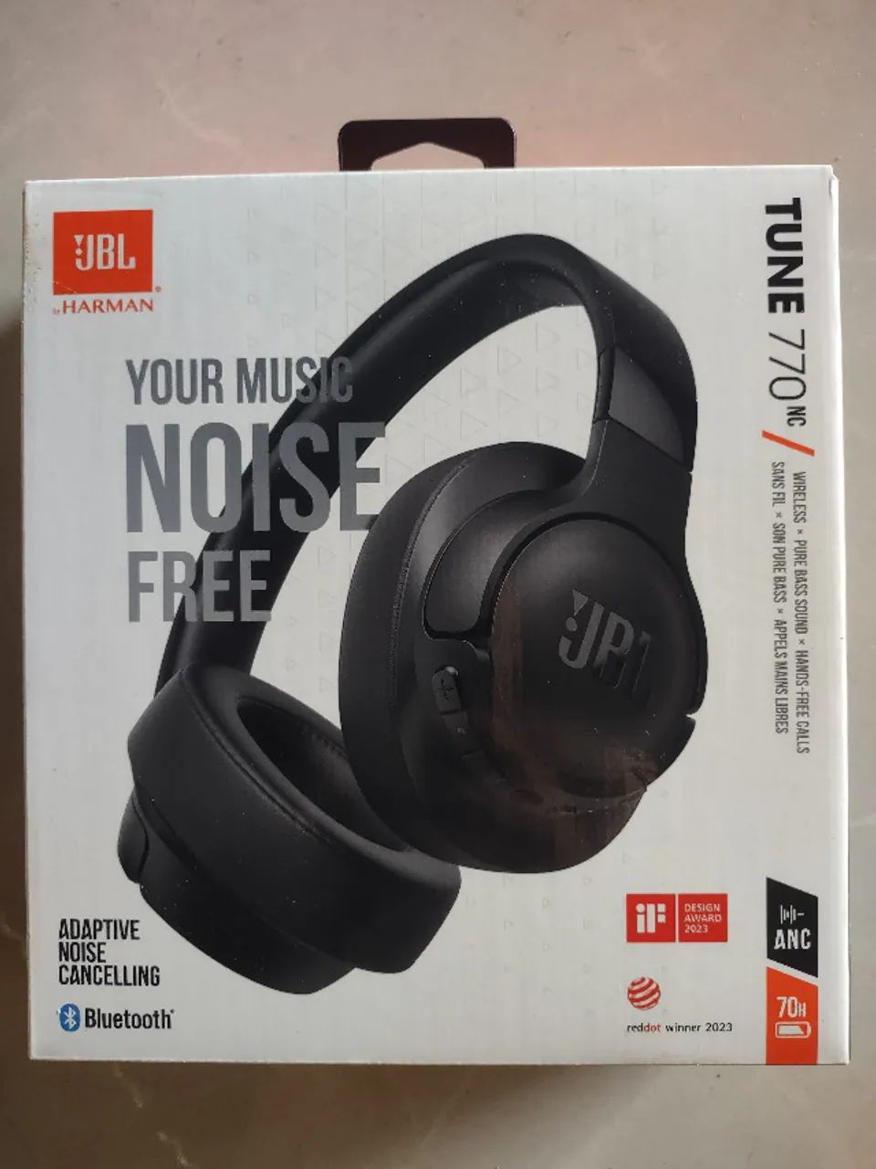 Fone de Ouvido JBL Tune 770NC, Bluetooth com cancelamento de Ruídos adaptativo - Foto 2