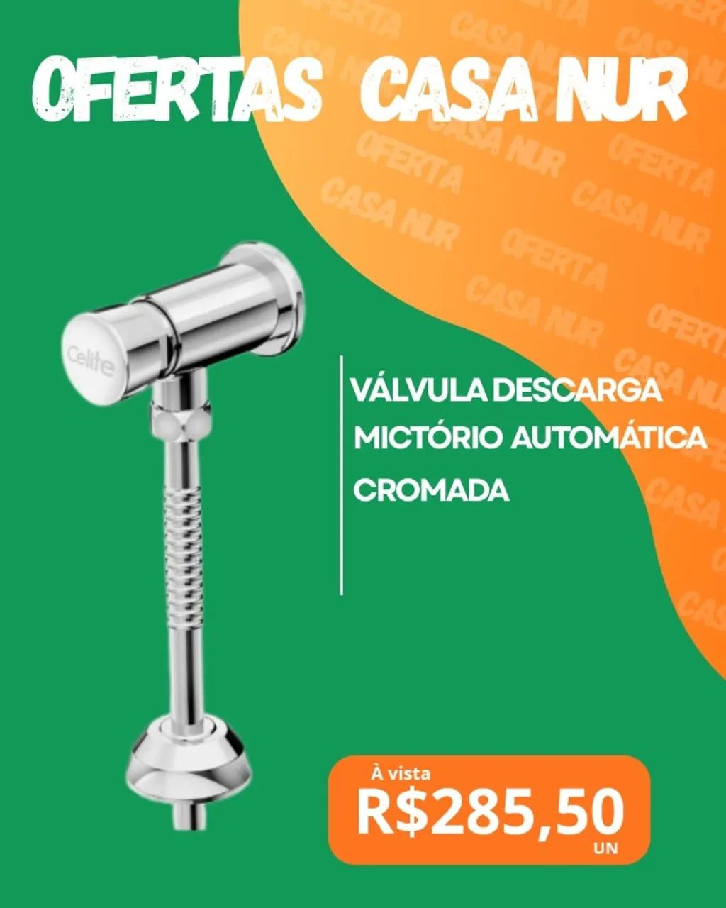 VÁLVULA DESCARGA MICTÓRIO AUTOMÁTICA CROMADA487276467853742081
