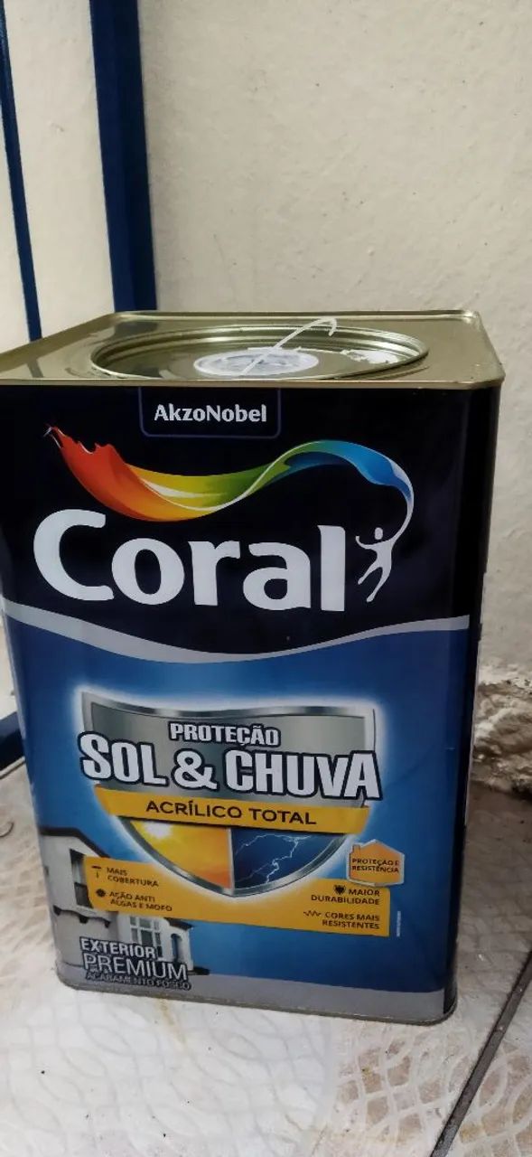 Tinta acrílica Coral 