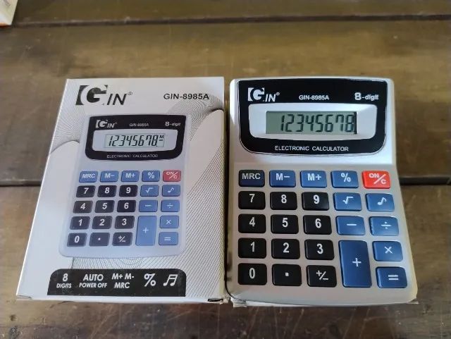 KIT 07 CALCULADORAS DE MESA