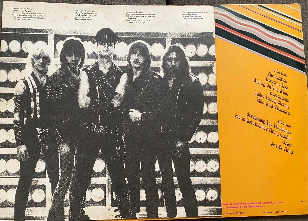 Lp judas Priest - SCREAMING FOR VENGEANCE - Foto 2