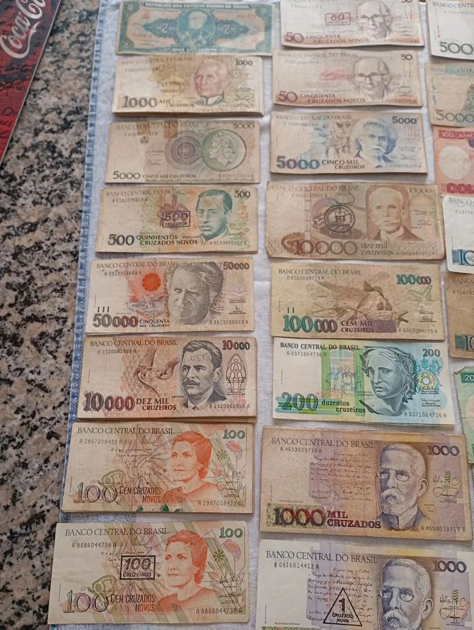 Cédulas Antigas do Brasil - Diversos Valores - Foto 2