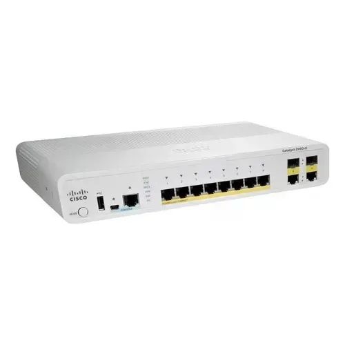 Switch Cisco Catalyst 2960-c Series Poe 8 Portas Fast Poe