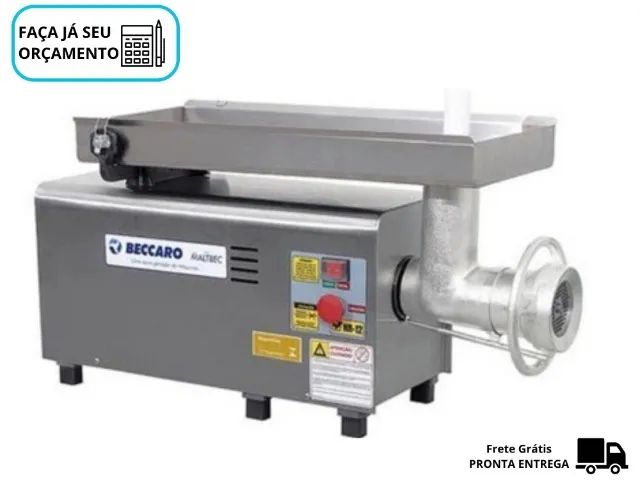 Moedor de Carne Beccaro Boca  22 Inox Novo