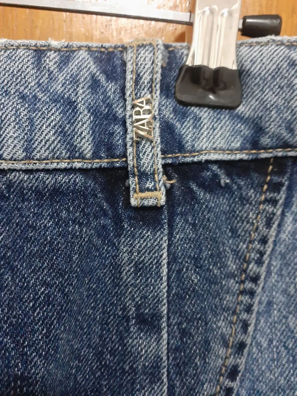 Saia Jeans Patchwork - Foto 4