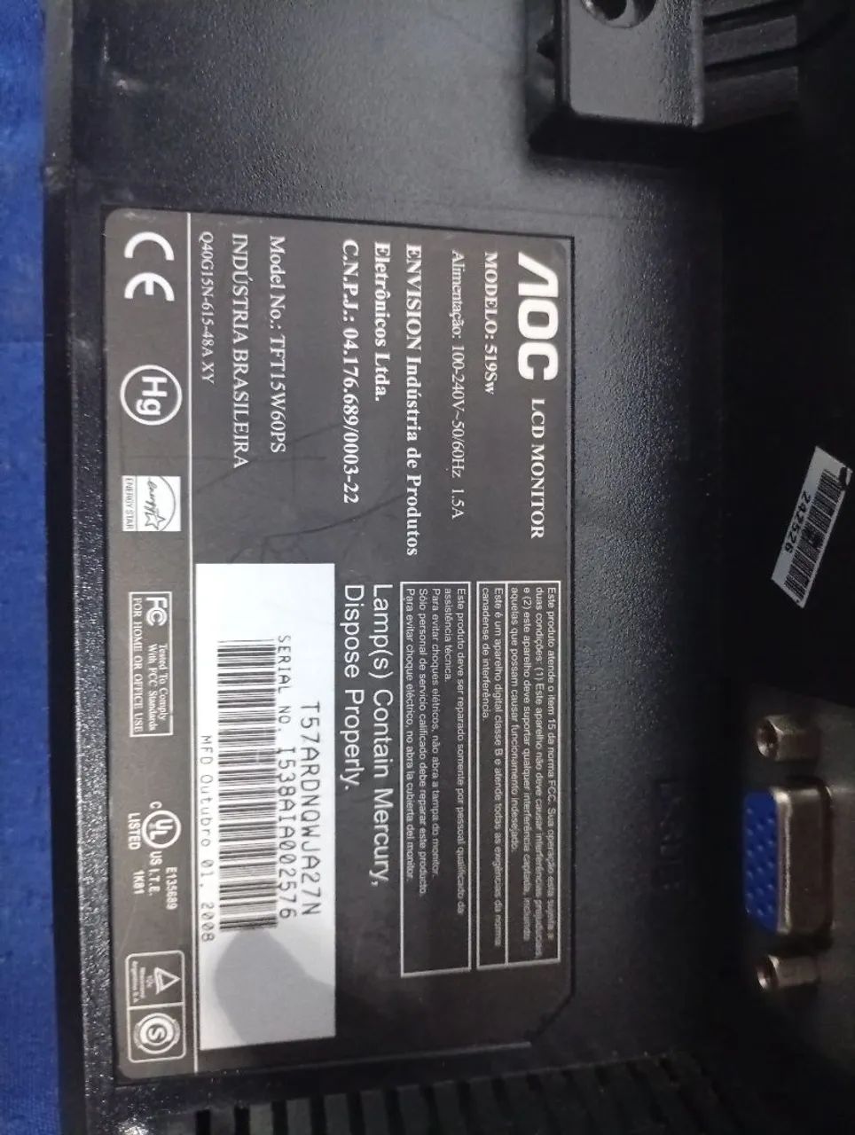 Monitores AOC64319038143107124