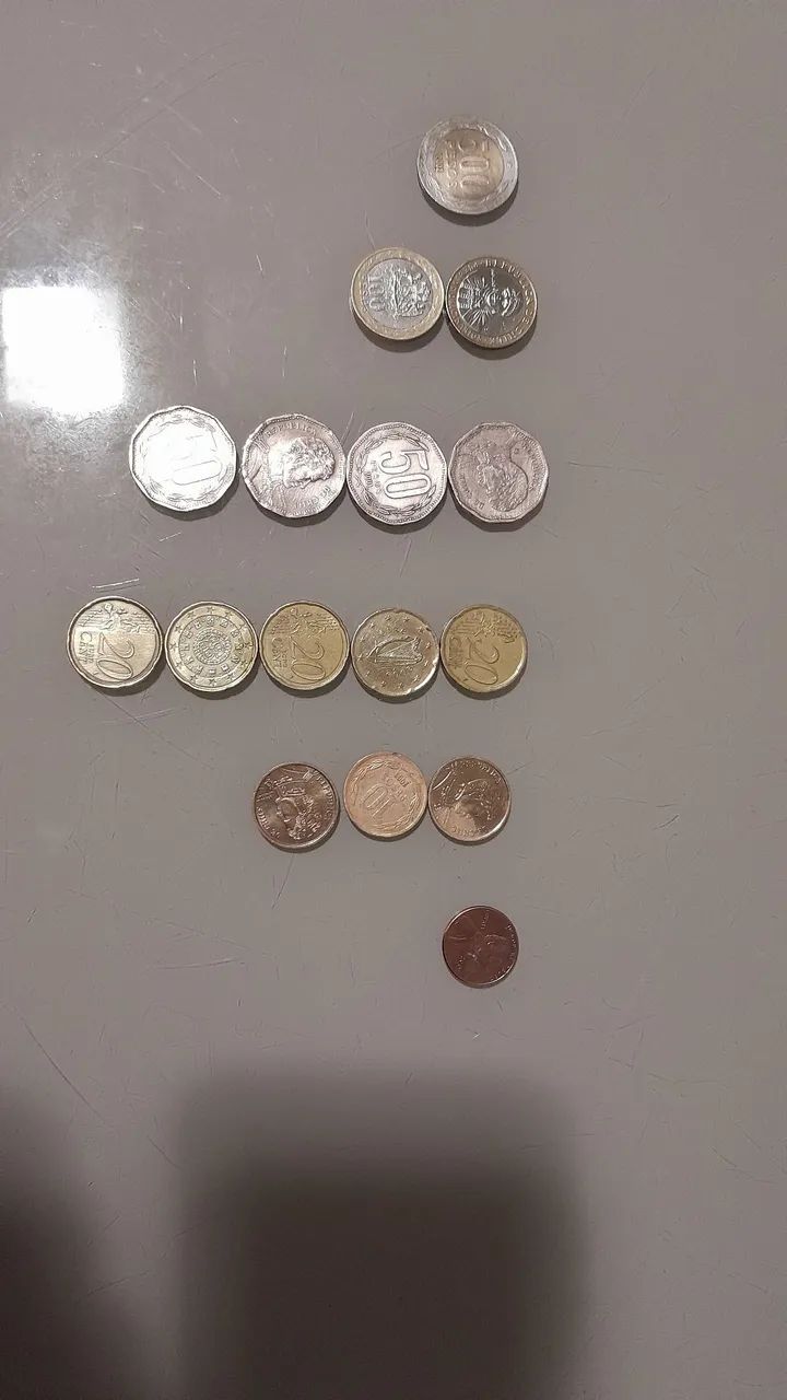 Moedas Antigas Diversas