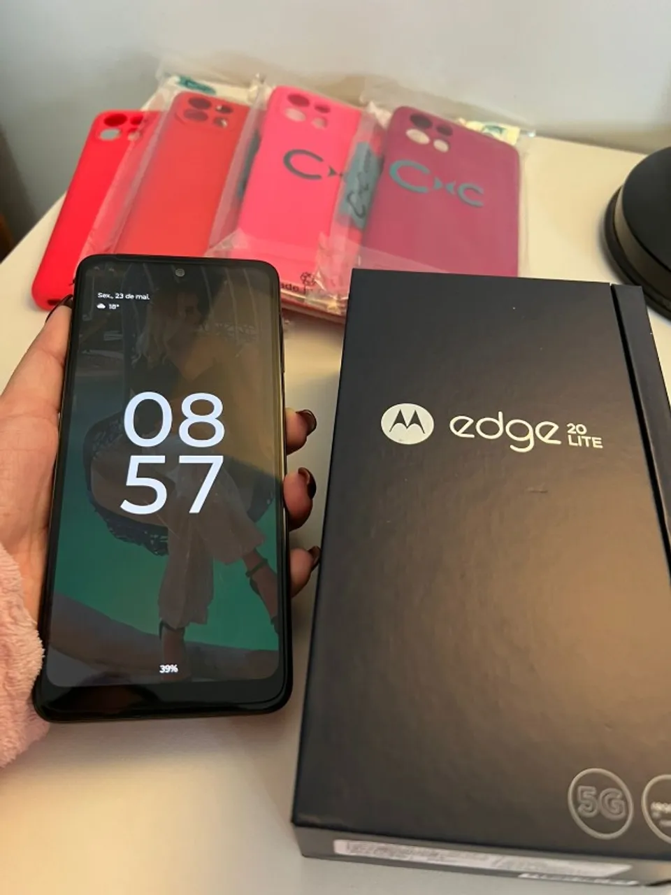 Moto Edge 20 lite (bateria nova)