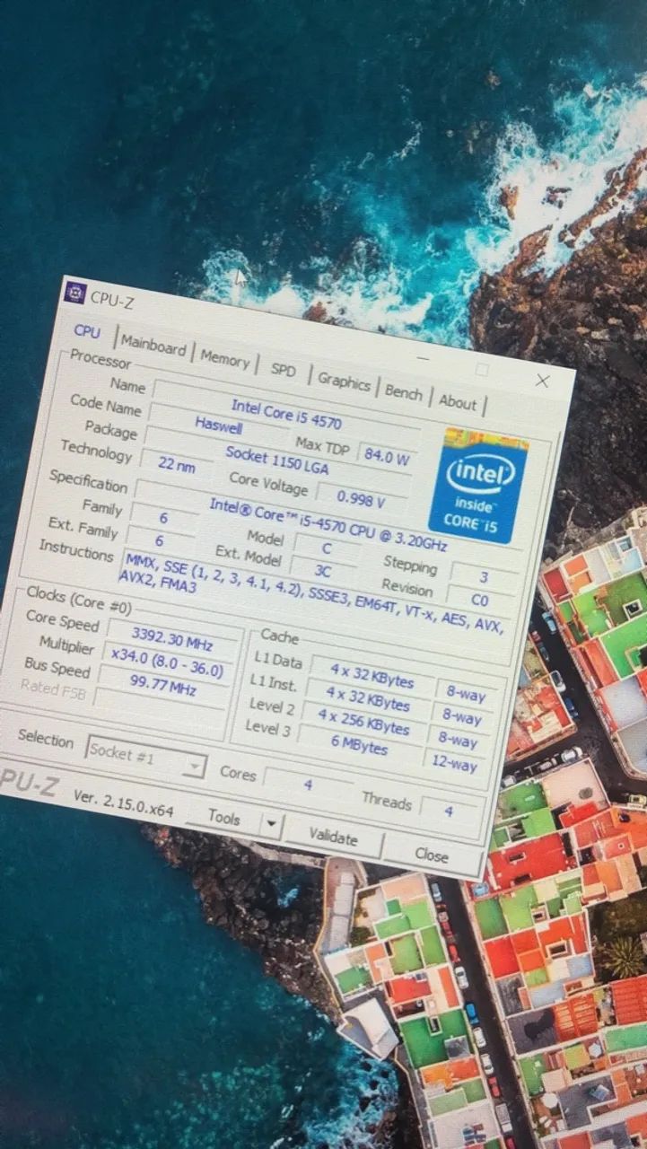 Kit Processador Intel Core i5 4570 + H81 + 8GB DDR3