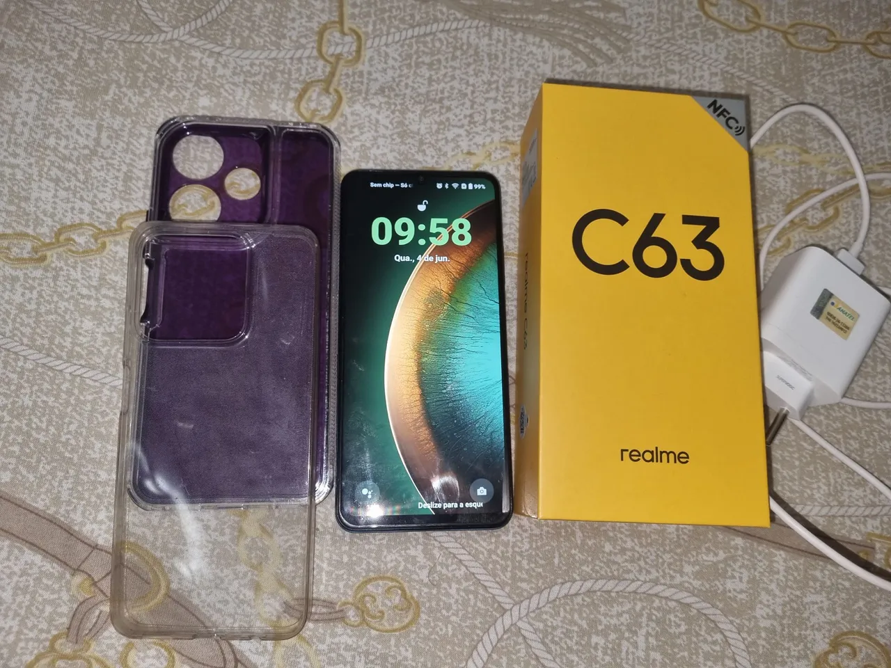 Celular Real.me C63 128gb ainda na garantia de fábrica