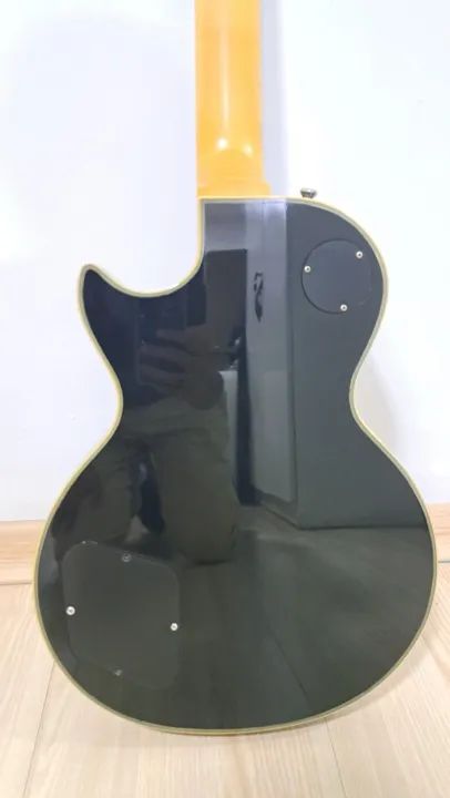 Guitarra Epiphone  Custom Black - caps Fleor - Foto 2