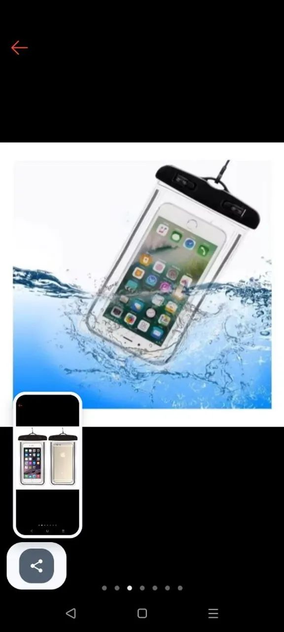 Capa de Celular Impermeável - Mergulhe sem medo! - Foto 2