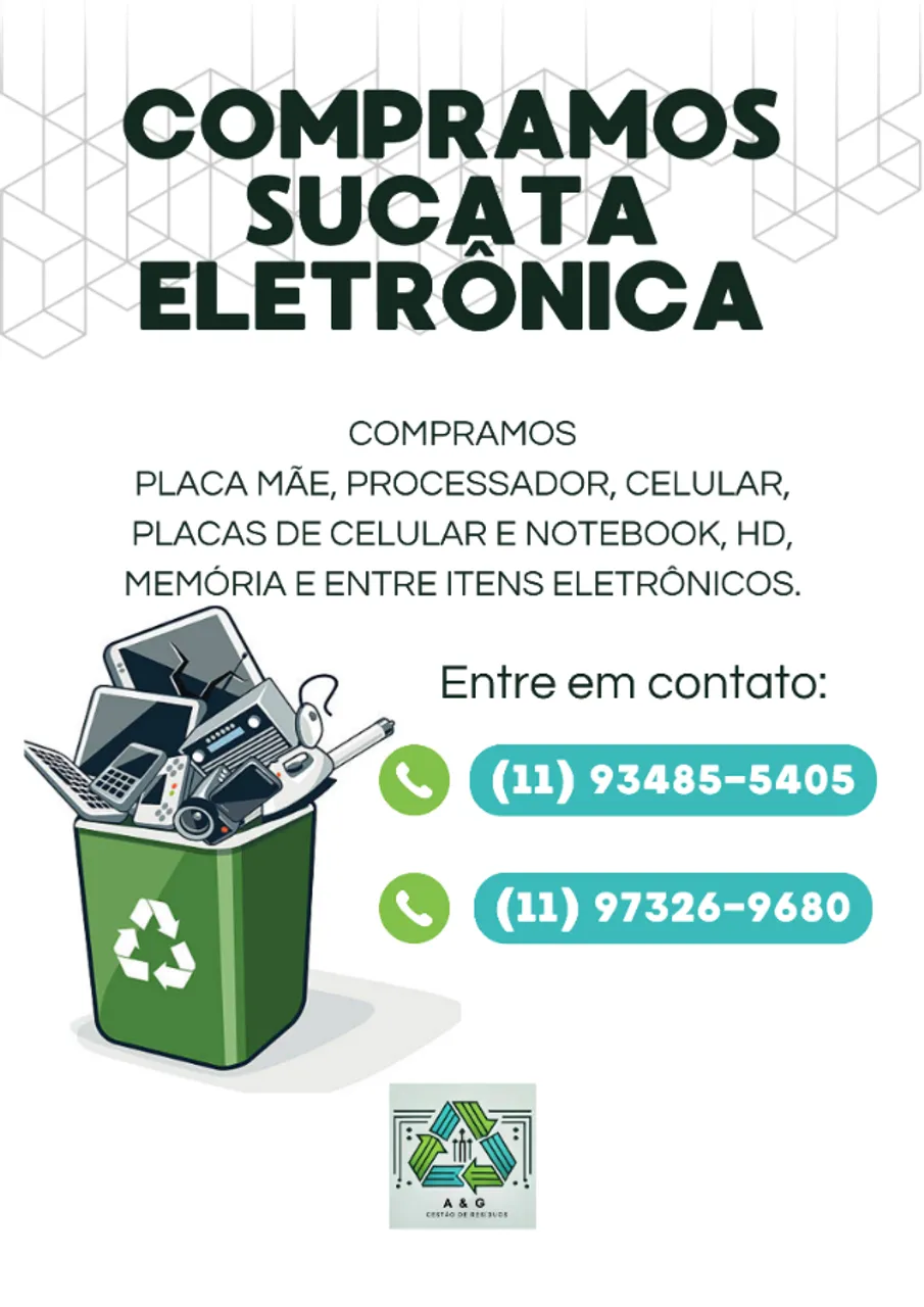 Compramos Sucata Eletrônica