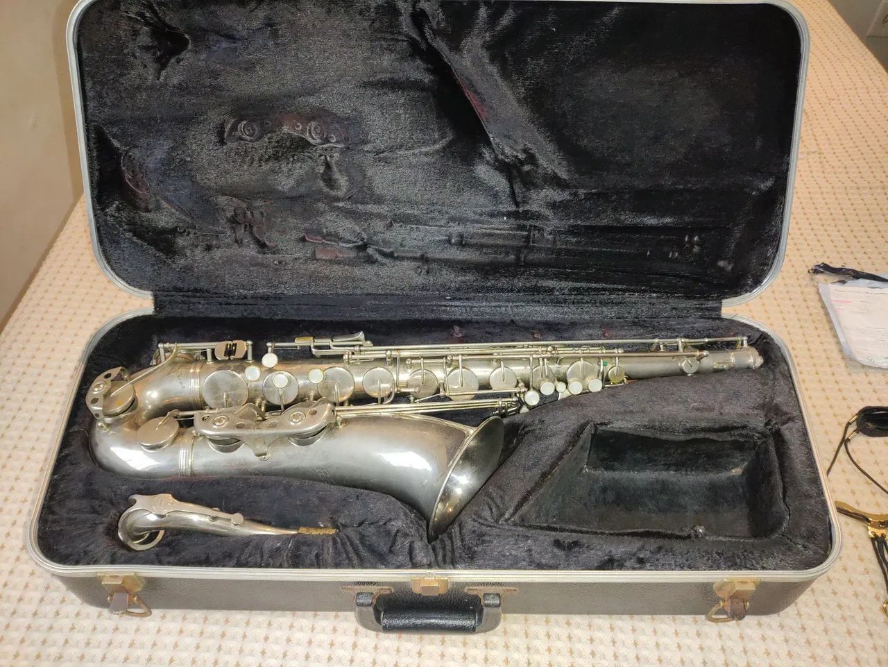 Saxofone Tenor Prata marca weril rex 3. - Foto 3