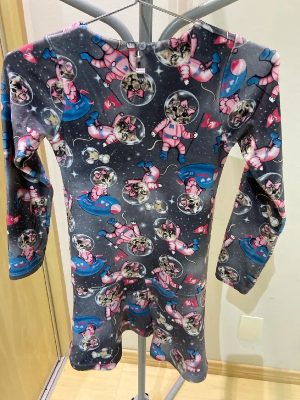 Vestido Infantil de veludo cotelê - Foto 2