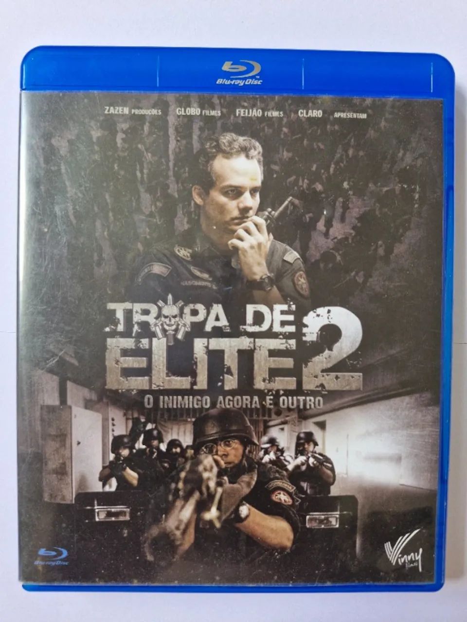 Blu-ray Tropa de Elite 2 - mídia usada perfeita