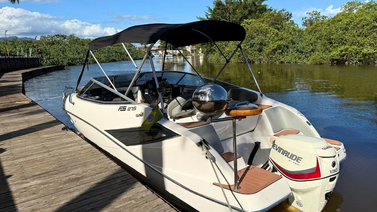 LANCHA CABINADA FS 215 ANO 2019 ZERADA FS YACHTS 21,5 PES  - Foto 3