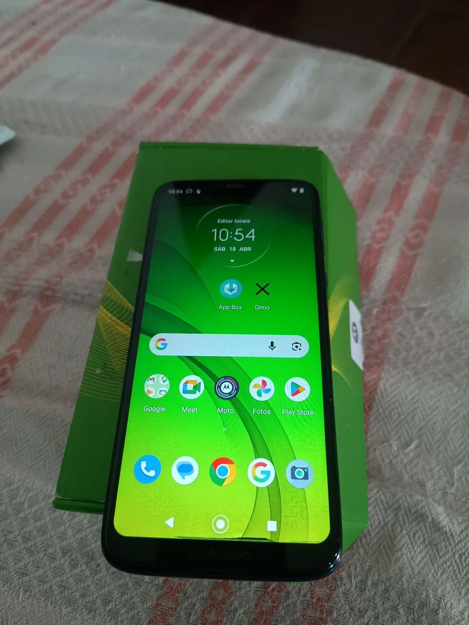 Celular moto g7 Power semi novo 