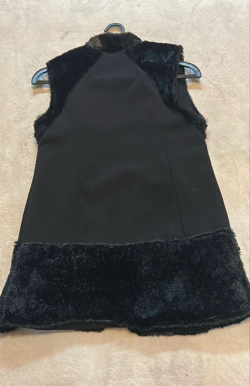 Colete pelinho Zami preto - Foto 3