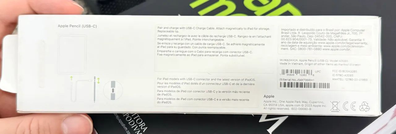 Apple Pencil USB-C nova - Foto 3