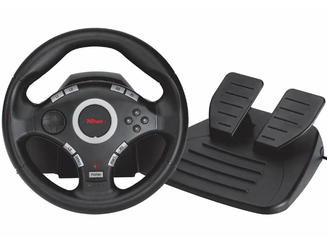 VOLANTE TRUST COM PEDAL GXT 27 FORCE STEERING WHEEL - Foto 4