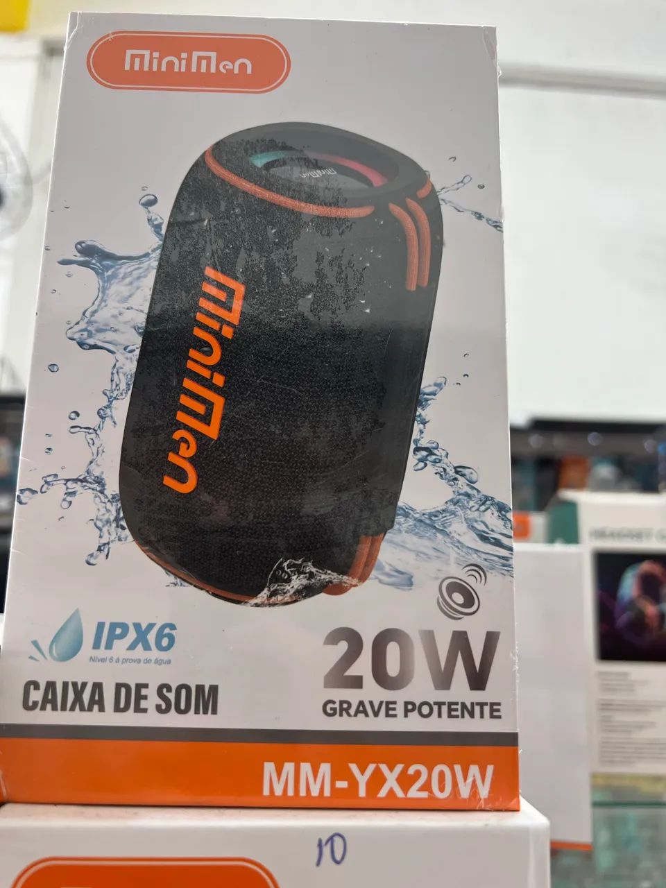 Caixa de Som Minimen 20W Grave pontente 