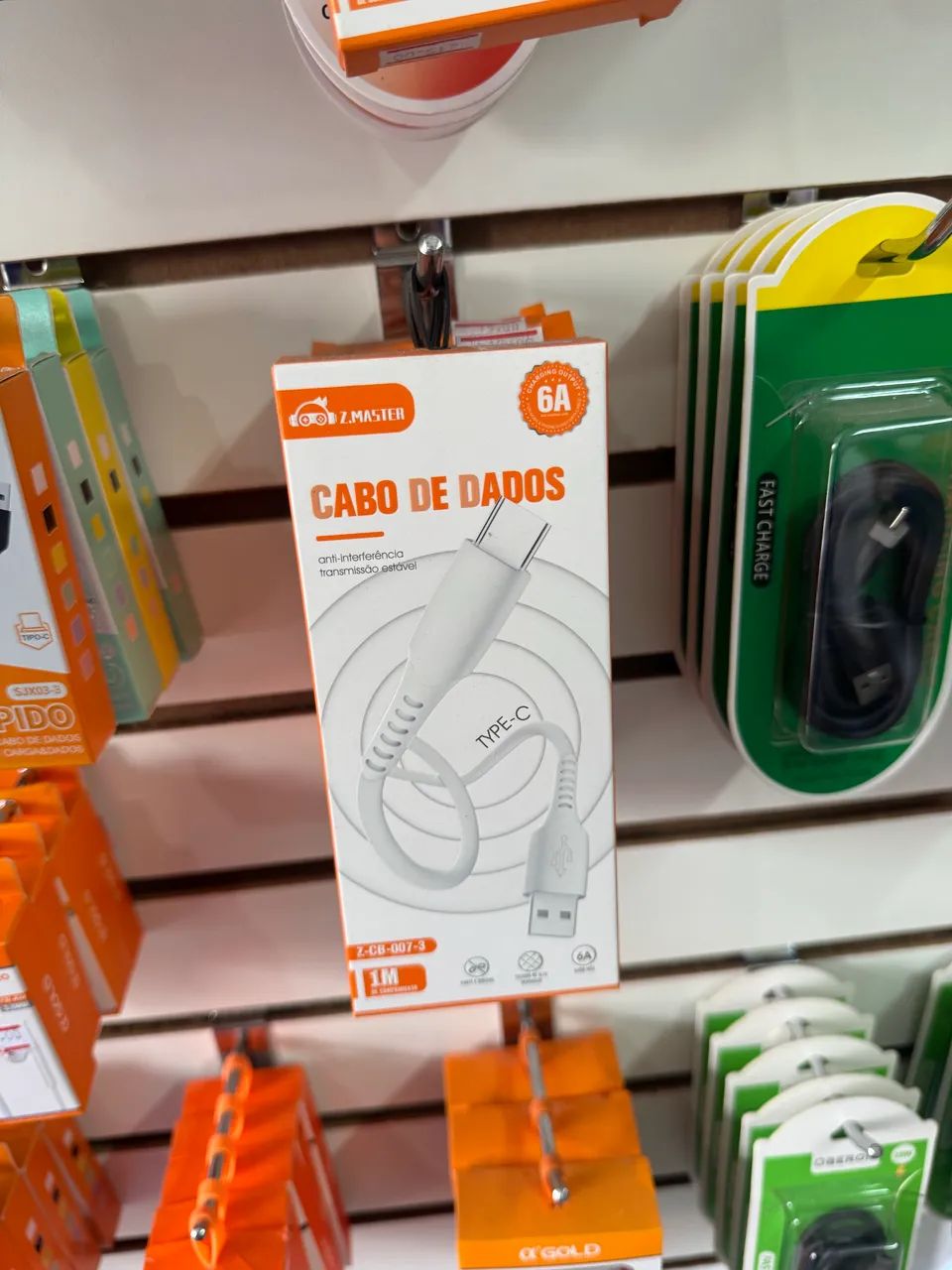 Cabo de dados USB tipo C