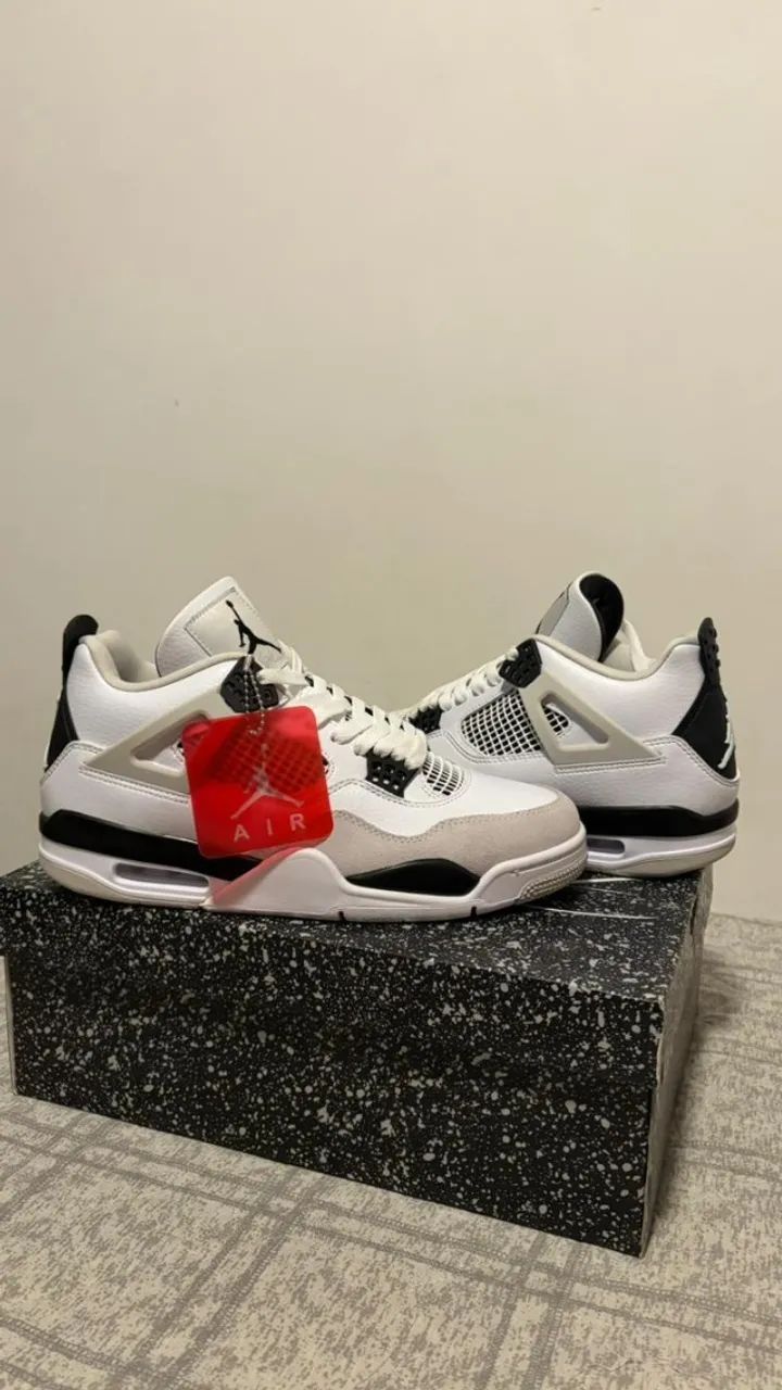 Nike Air Jordan 4 Military Black - Foto 3