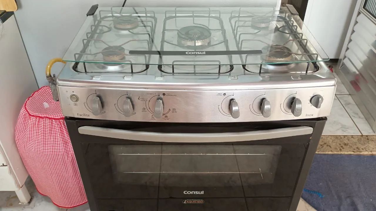 FOGÃO 6 BOCAS INOX