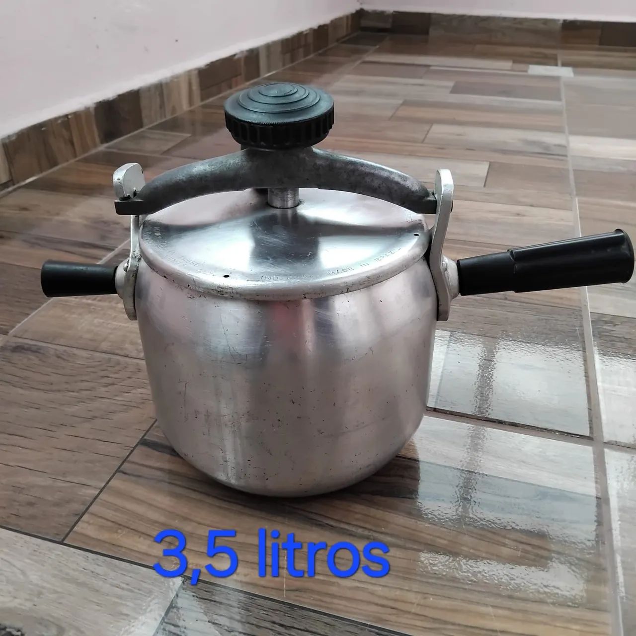 Panela de pressão lares antiga 3,5 litros 