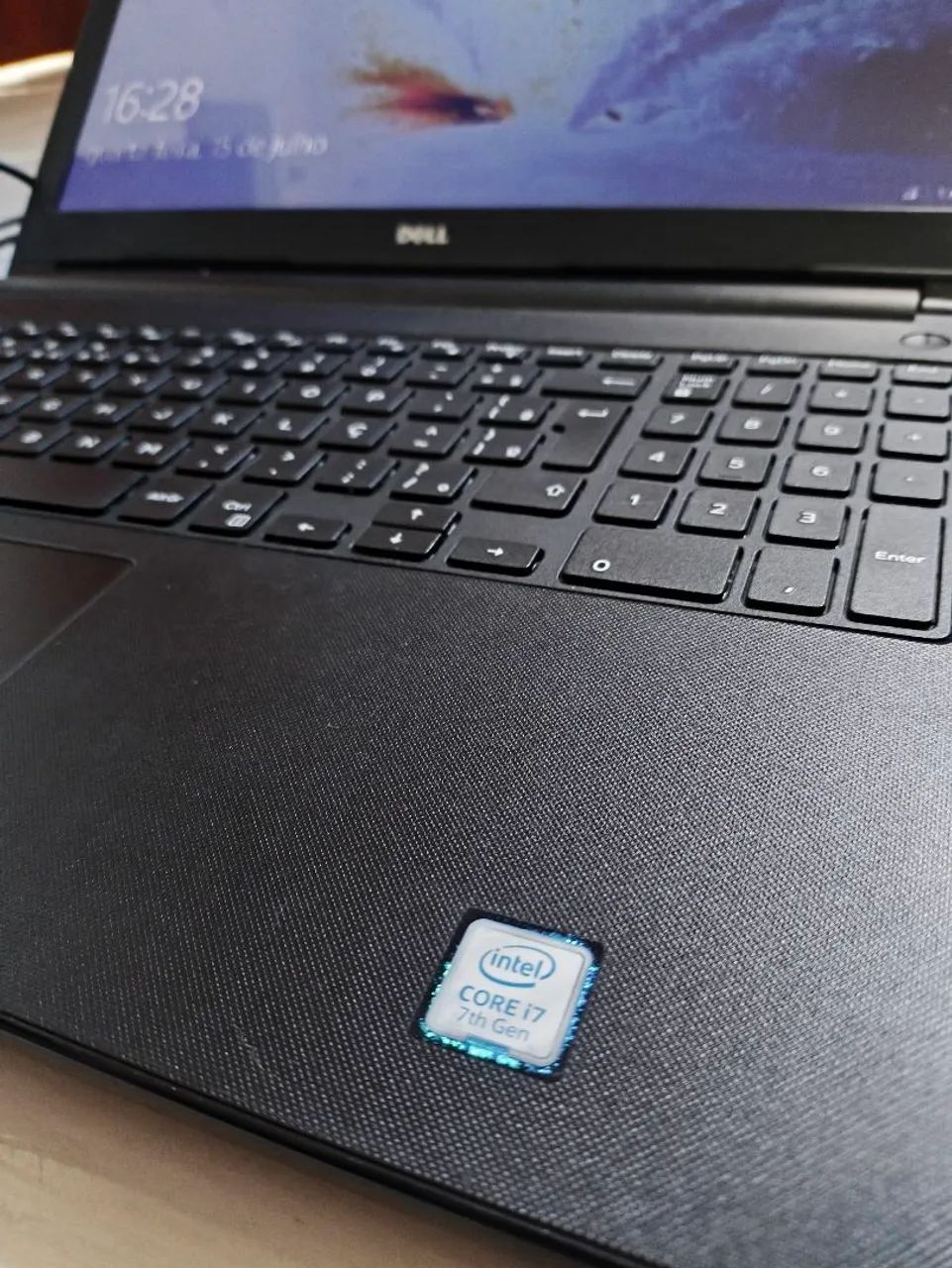 Notebook Dell i7 geração 7 + SSD + 8gb ram - Foto 3