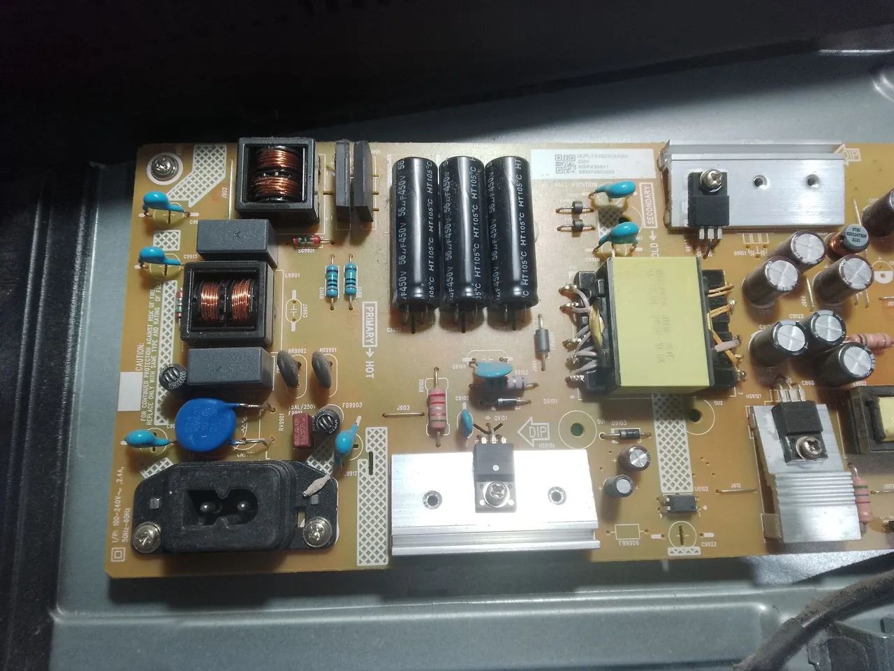 Placa fonte AOC 43S5195  - Foto 3