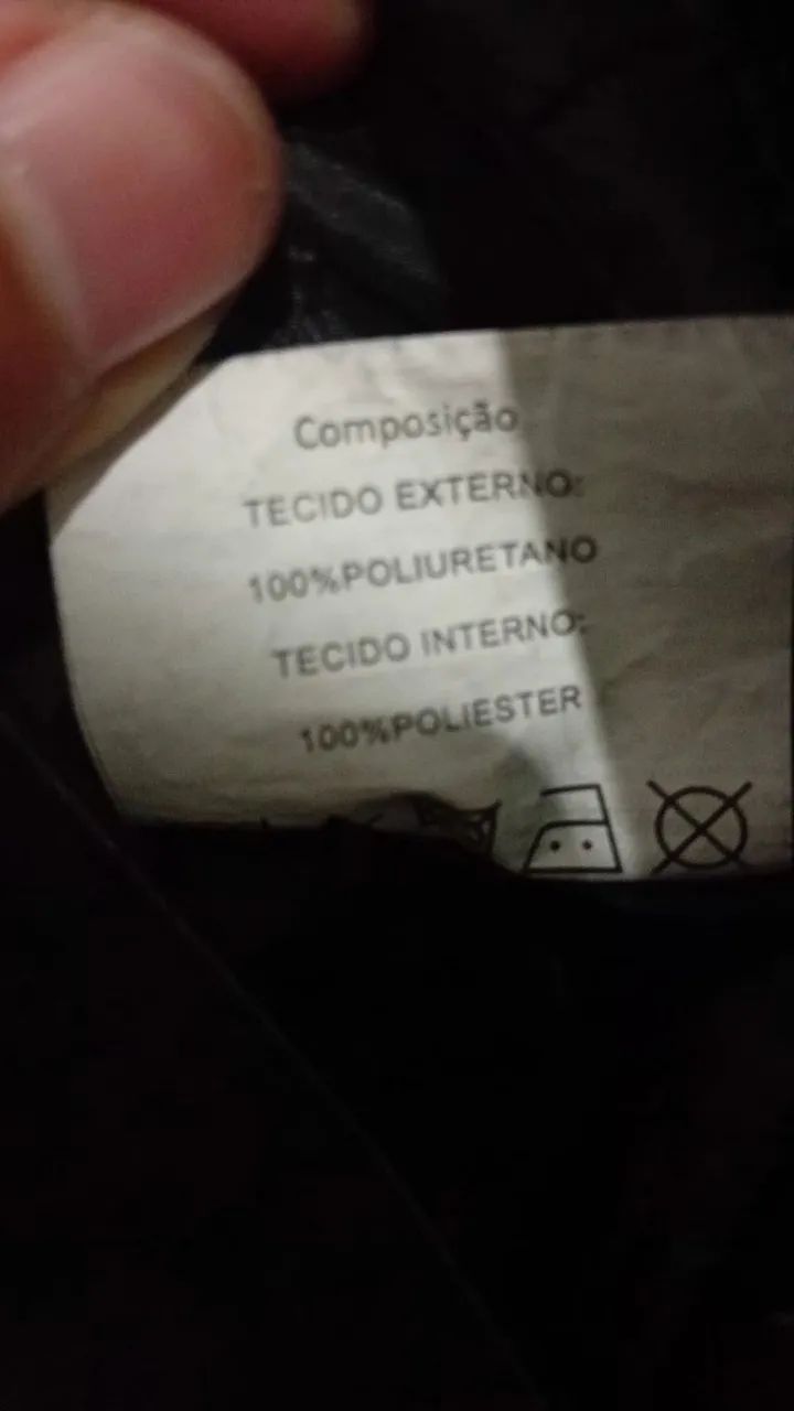 Jaqueta de couro/couvin masculina clássica  - Foto 2