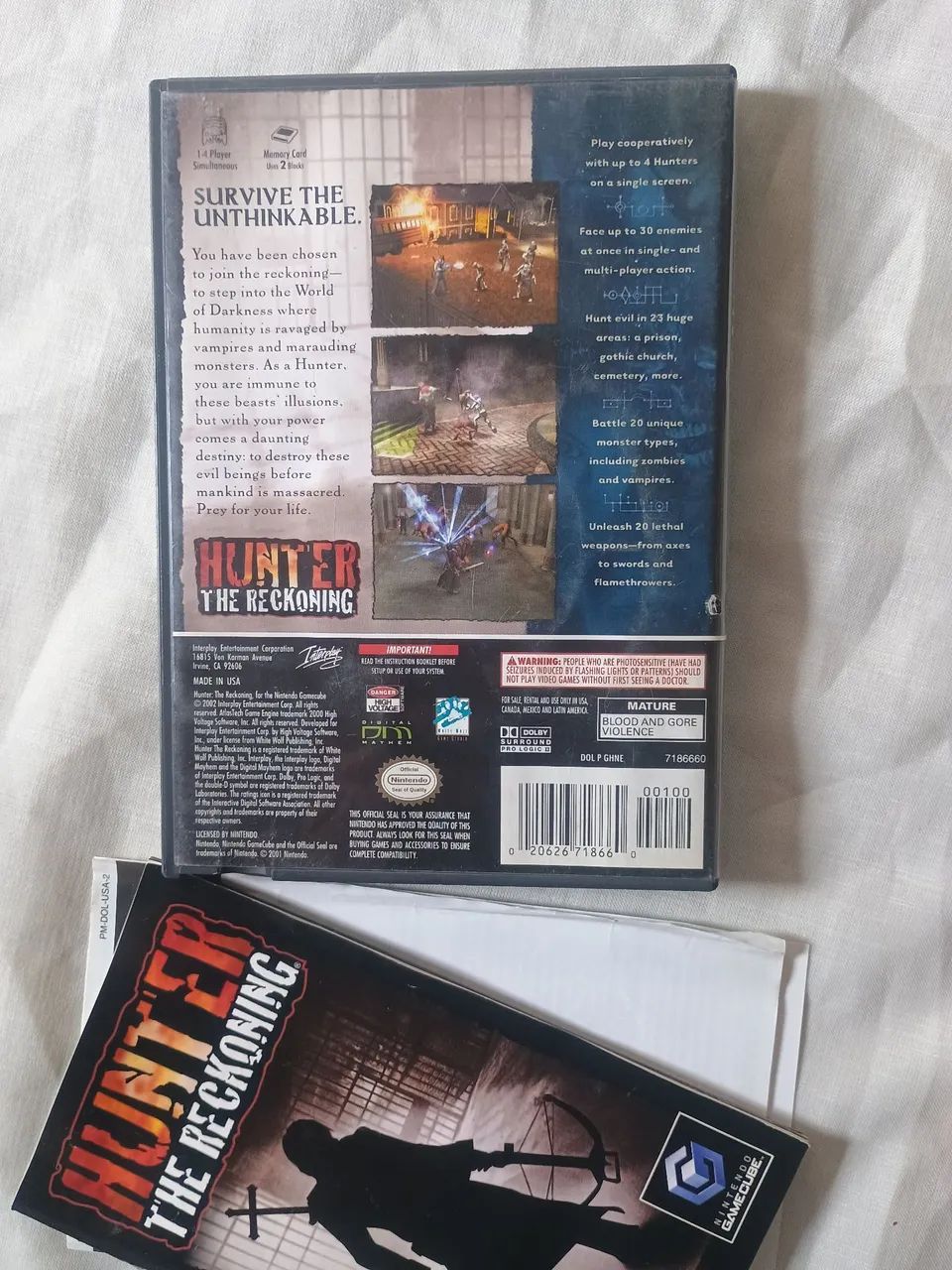 Nintendo, GameCube, jogo - Hunter  - Foto 4