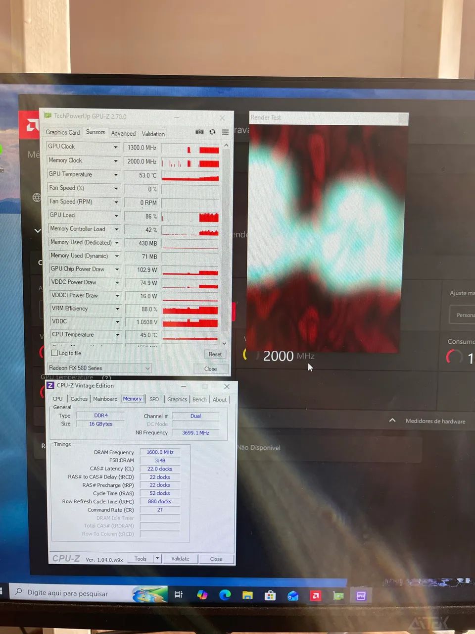 PC GAMER Intel i5 11º e RX580 ORIGINAL - Foto 4