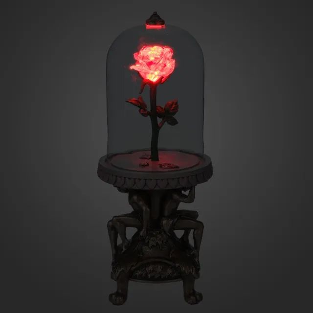 Luminária Rosa Encantada A Bela E A Fera Disney Original Nova - Foto 2