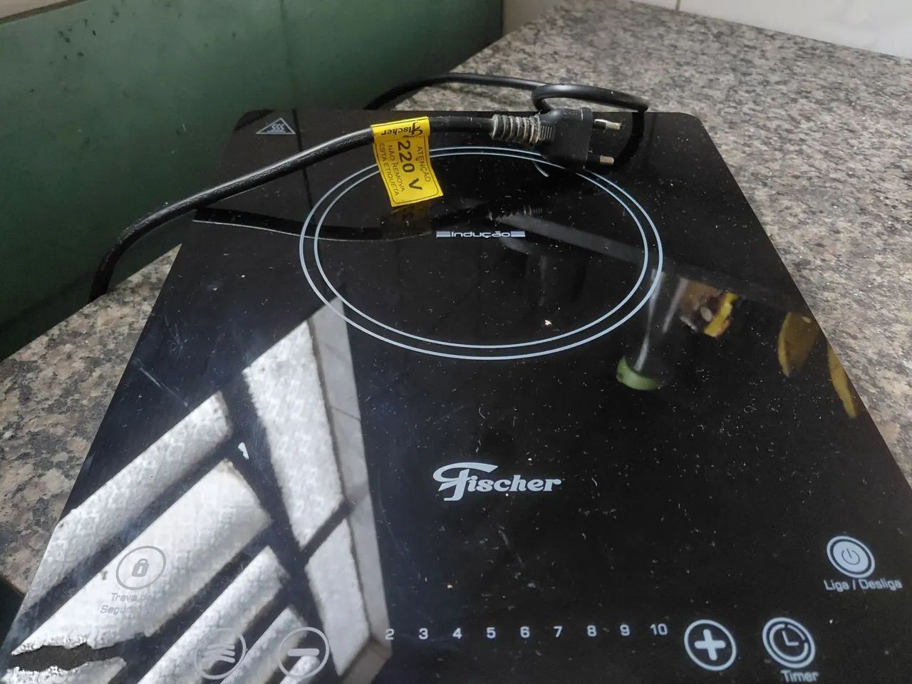 Fogão de indução 1 boca