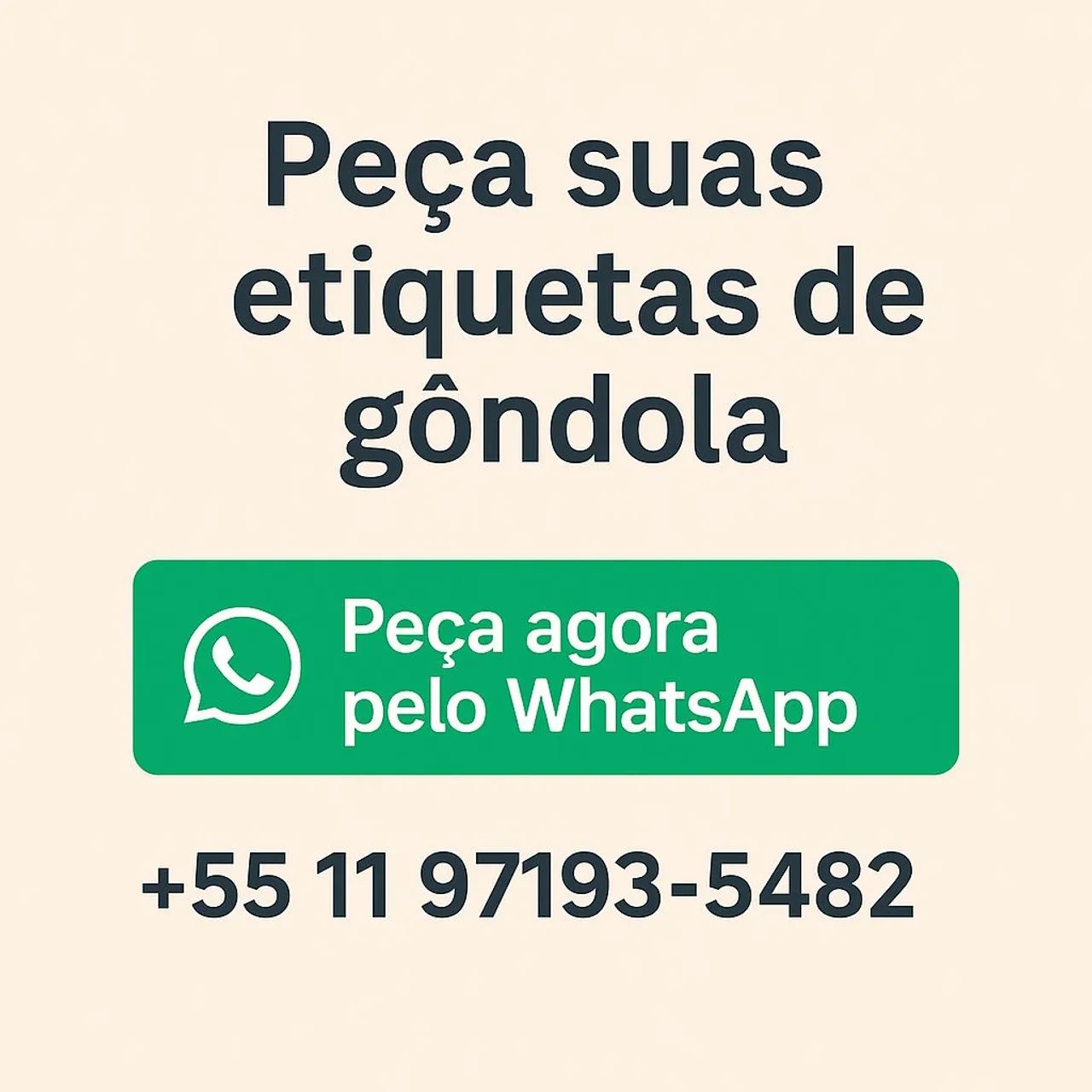Etiquetas para gôndula  - Foto 2