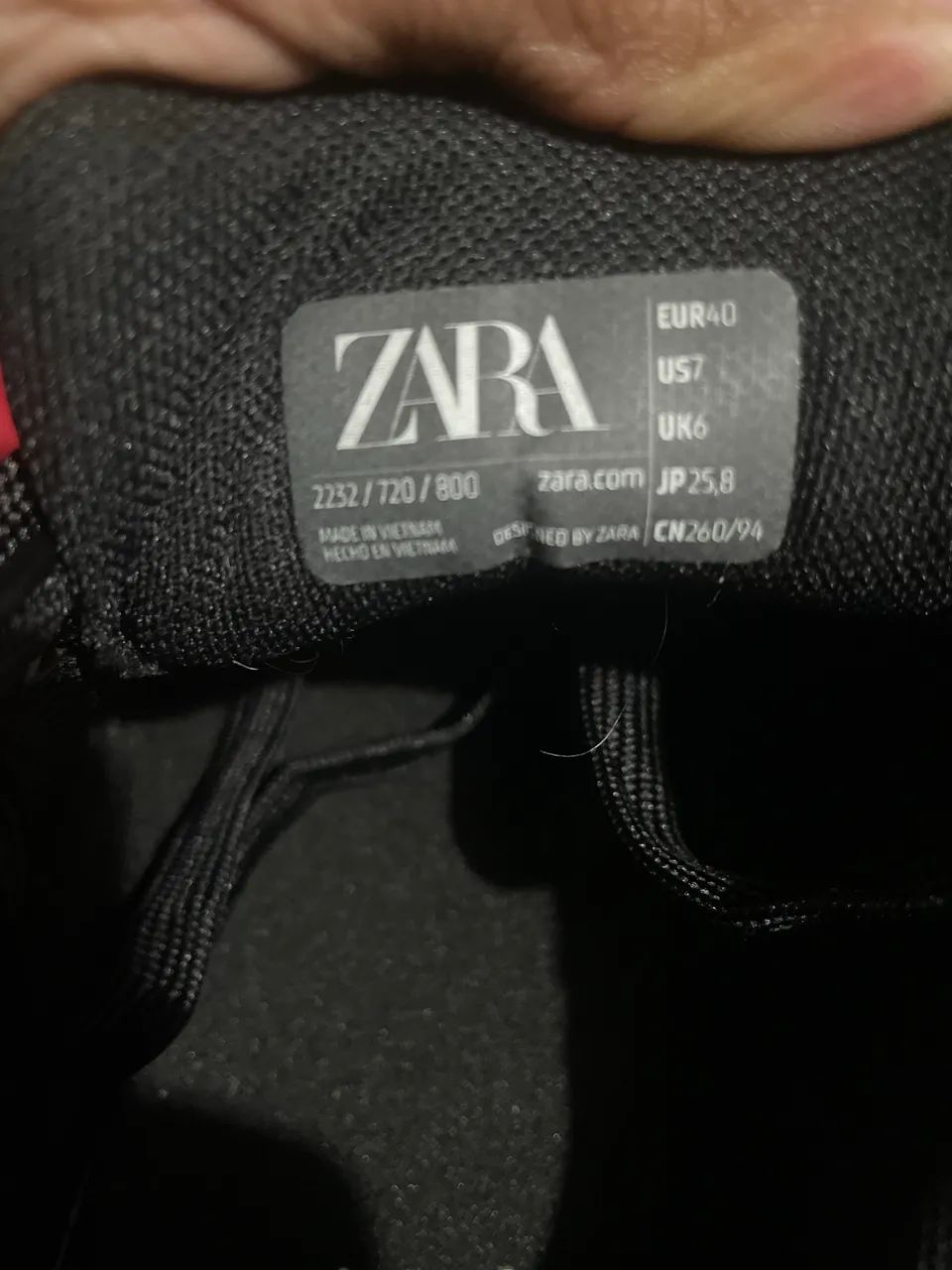 TENIS ZARA SOCIAL N°40 - Foto 3